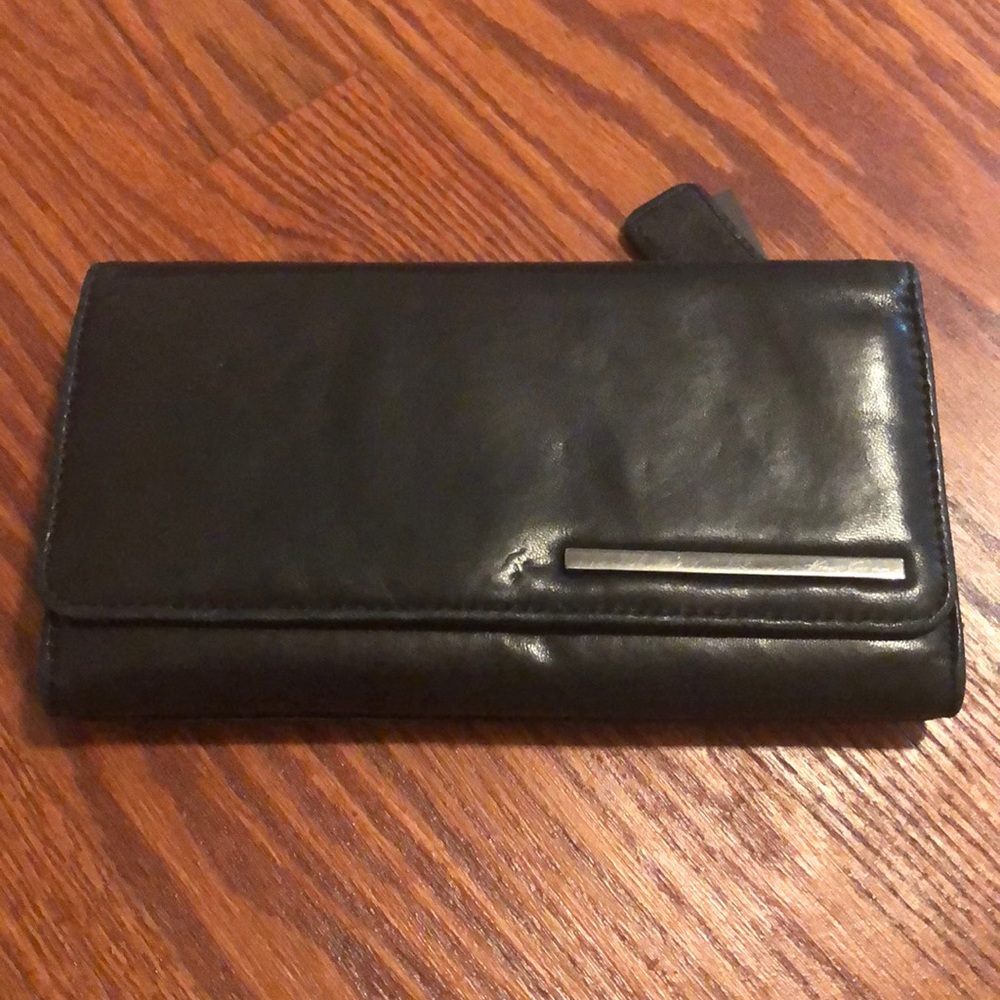 Kenneth Cole NY Black Leather Wallet